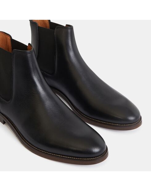 Chelsea Boots en Cuir noires