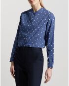 Chemise Radja indigo bleu/écru