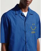 Chemise Mitidye s mc smiley bleue