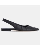 Slingbacks en Cuir Cyd noirs