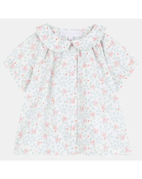 Top Alouest mc poplin aop multicolore