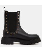 Chelsea Boots avec studs noires