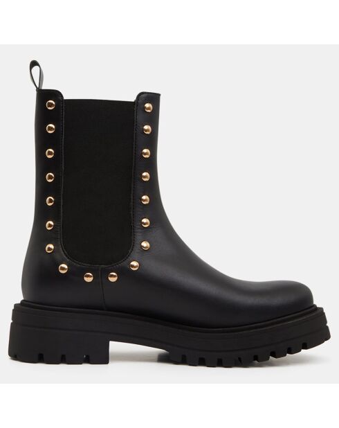 Chelsea Boots avec studs noires