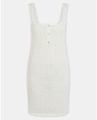 Robe en maille ajourée Niki écrue