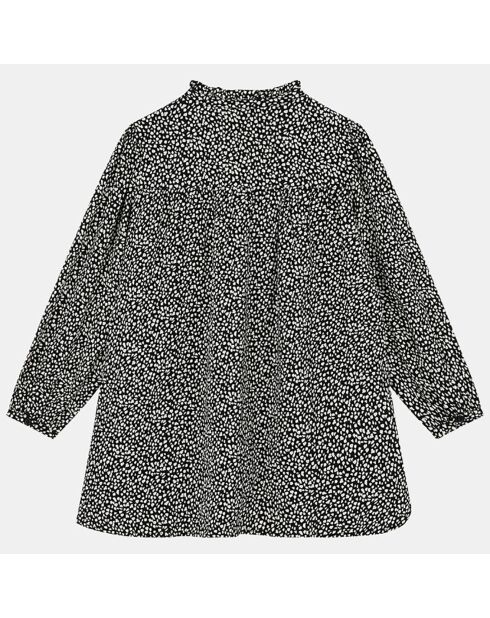 Robe Filou à fleurs noire