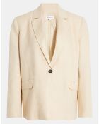 Veste 100% Lin Ruis beige