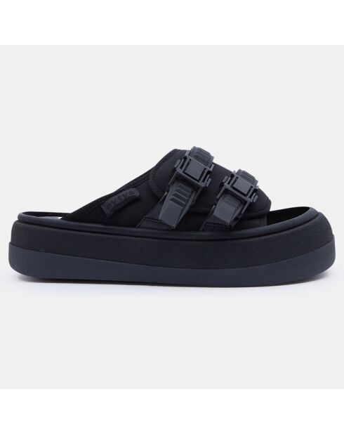 Mules intérieur Polaire Capri noires