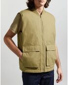 Blouson sans manches Pavest rev kaki clair