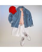 Short en Coton Bio Moona twill blanc