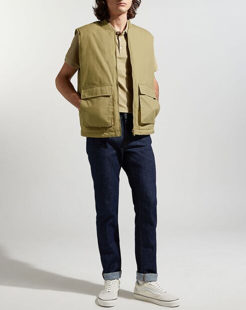 Blouson sans manches Pavest rev kaki clair