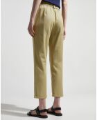 Pantalon droit chino Lupin kaki