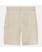 Short Leo twill beige