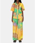 Chemise en Velours Nora multicolore