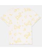 T-Shirt Bluto tunisien print blanc