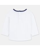 T-Shirt Axel ml poche blanc