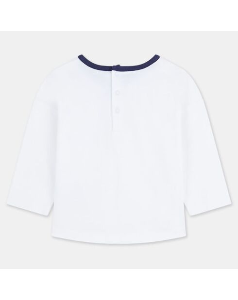 T-Shirt Axel ml poche blanc