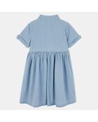 Robe denim en Coton Bio Gina bleue