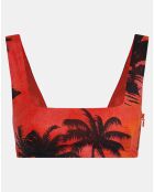 Top Muse bralette rose/orange/noir