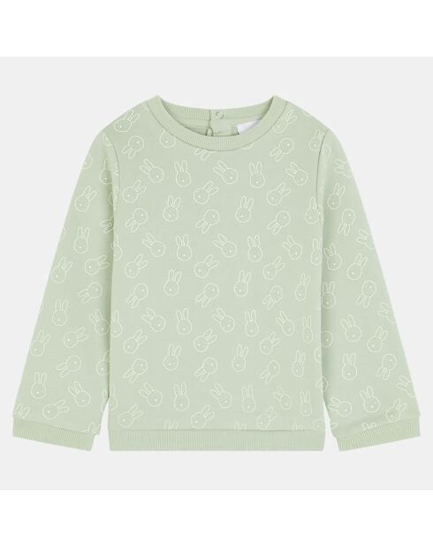 Sweat Amerveille print vert