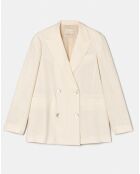 Veste en Lin mélangé Rosemary beige