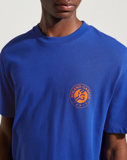 T-Shirt en Coton Bio Bloose rg mc bleu moyen