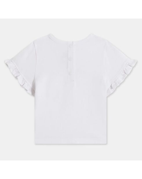 T-Shirt Iraja mc froufrou blanc