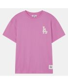 T-Shirt en Coton Bio Gloire mc oversize rose