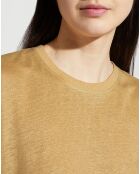 T-Shirt 100% Lin Lin Ariba beige