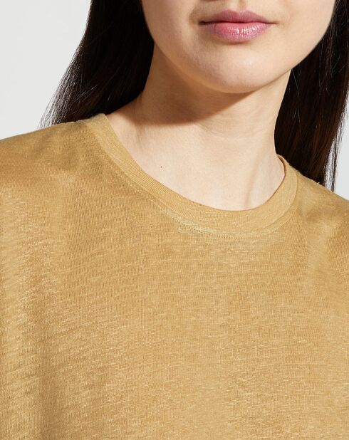 T-Shirt 100% Lin Lin Ariba beige