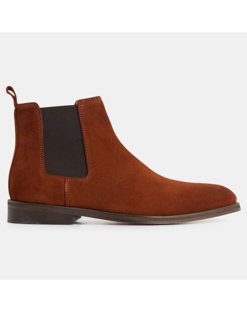 Chelsea Boots en Cuir camel