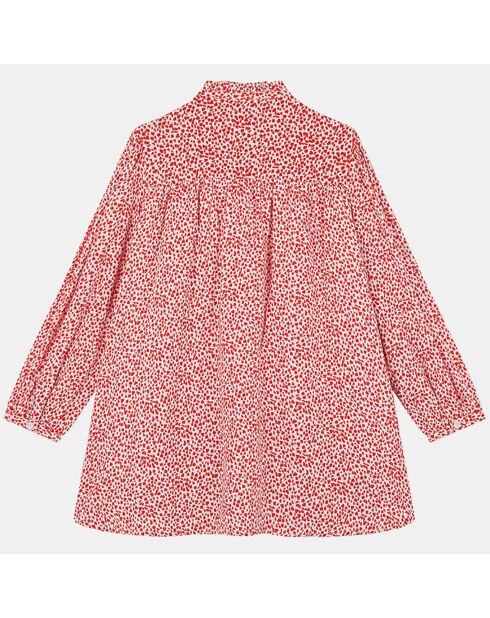 Robe Filou à fleurs rose