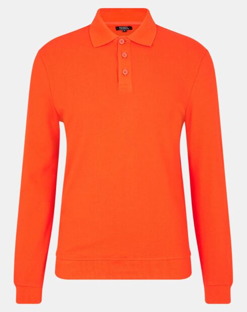 Polo Dolpiq ml piq orange vif