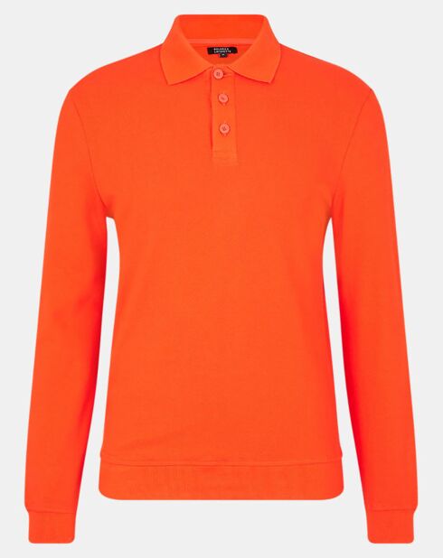 Polo Dolpiq ml piq orange vif