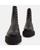 Chelsea Boots avec studs noires