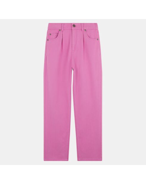 Pantalon Destinée twill rose