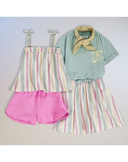 Short Lilou ess rose
