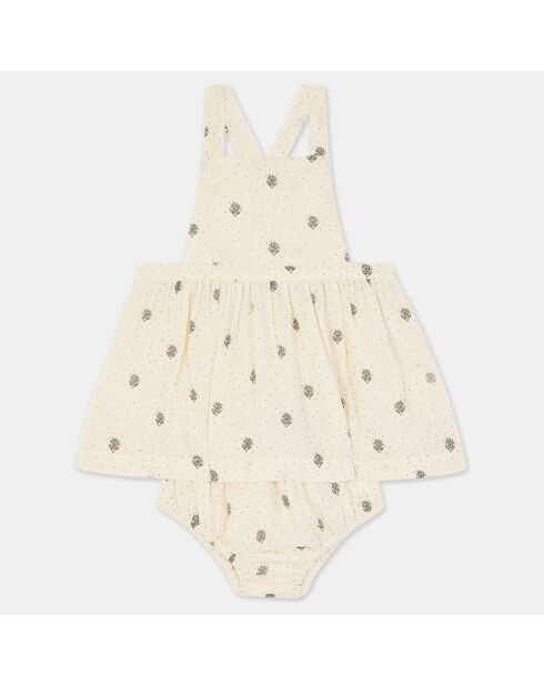 Ensemble Badas robe clt gaze écru