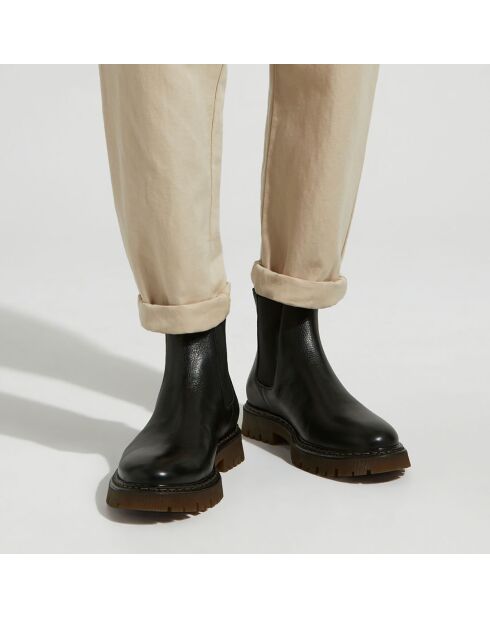 Chelsea Boots en Cuir noires