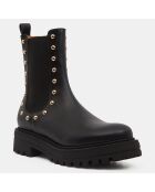 Chelsea Boots avec studs noires