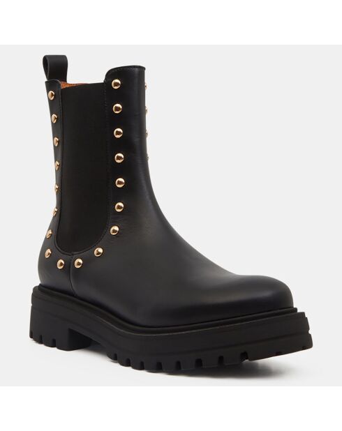 Chelsea Boots avec studs noires