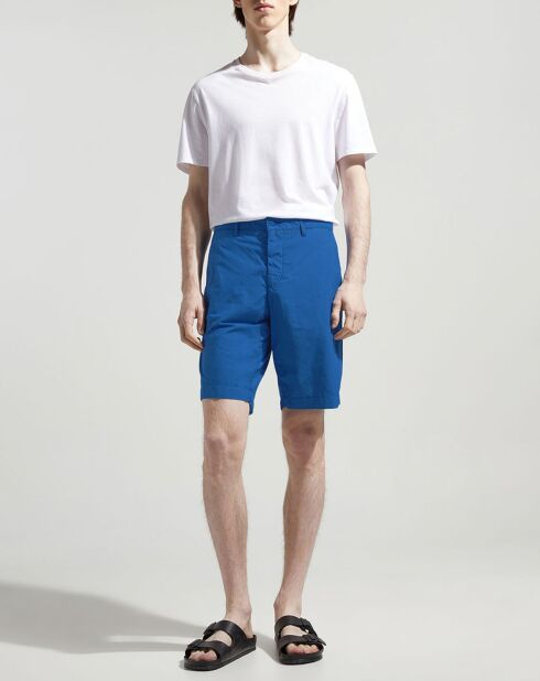 Mudadye's smiley-blauwe korte broek