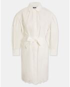 Robe en Coton & Lin Corinto blanche