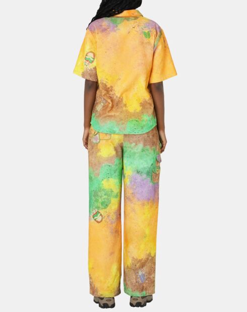 Chemise en Velours Nora multicolore