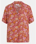 Chemise Leonie imprimée rose