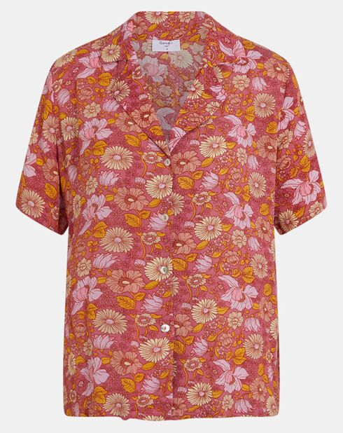 Chemise Leonie imprimée rose