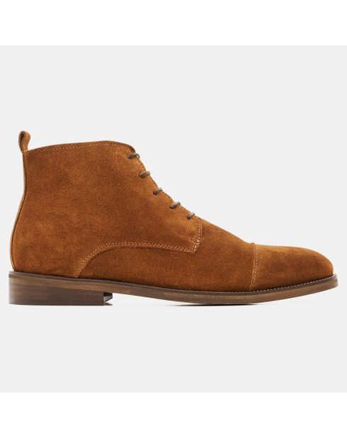 Derbies en Cuir mid camel