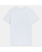 T-Shirt Laurent mc poche blanc