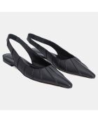 Slingbacks en Cuir Cyd noirs