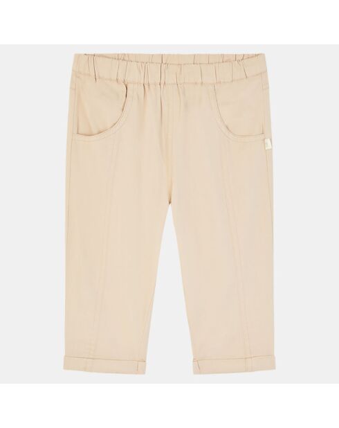 Pantalon Iphra bis  twill beige