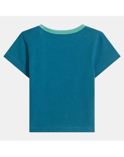 T-Shirt en Coton Bio Bino1 print bleu